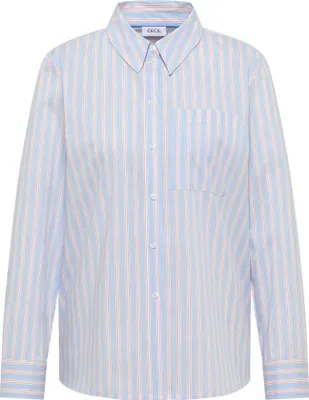 Produktbild von Stripe Blouse 37410 cloud blue Größe M