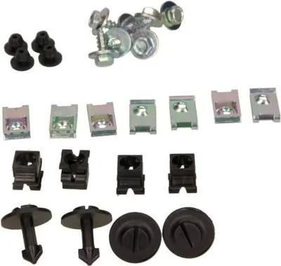 Image de Kit de fixation protection anti-encastrement moteur adapté à VW, Audi, Skoda (C96)