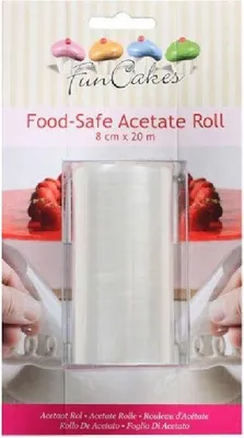 Produktbild von FunCakes Acetat Rolle 20 m x 8 cm
