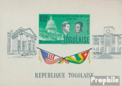 Produktbild von Briefmarken Togo 1962 Mi Block9 (kompl.Ausg.) postfrisch Sylvanus Olympio