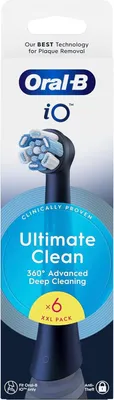 Immagine prodotto di Oral-B iO Ultimate Clean harjaspää, 6 kpl, musta