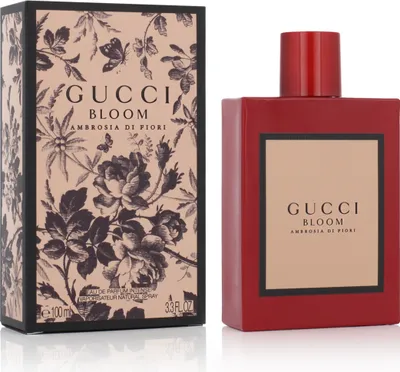Zdjęcie produktu dla Gucci Bloom Ambrosia di Fiori, Kobiety, 100 ml, Butelka jednorazowa, Spray, ALCOHOL DENAT., PARFUM/FRAGRANCE, AQUA/WATER/EAU, LINALOOL, BENZYL SALICYLATE, HYDROXYCITRONELLAL,..., 1 szt.