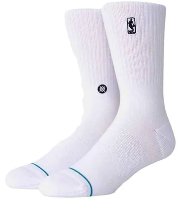 Image de Chaussettes NBA Stance Logoman crew Blanc