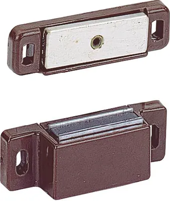 Produktbild von HETTICH Haftmagnetschnapper M74 + Gegenstück, HK 4 kg, KS weiß