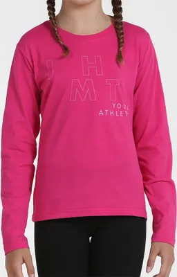 Image de John Smith Bazar - T-shirt à manches longues rose pour filles de 16 ans