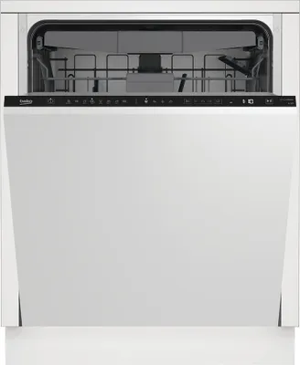 Zdjęcie produktu dla Beko BDIN38641Q, W pełni wbudowany, Pełny rozmiar (60 cm), Czarny, Przyciski, Stal nierdzewna, 16 komplet.
