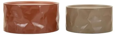 Produktbild von Ganovama - Couchtisch, 34x66x66h cm Rot, Set mit 2