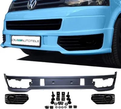 Produktbild von Spoilerlippe Lippe Stoßstange + Gitter passt für VW T5 Facelift 09-15 SPORTLINE