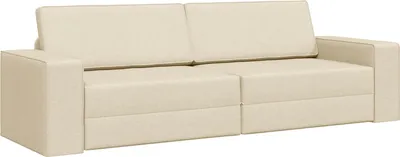 Immagine prodotto di vidaXL Divano letto Crema 245 x 78 x 77 cm tessuto