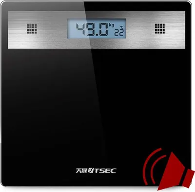 Obrázok produktu pre Verk 17090 Digitálna osobná váha sklenená LCD 180Kg/100g čierna