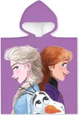 Asciugamano A Poncho Ufficiale Disney Frozen, Asciugamano Con Cappuccio Per Bambini, Poncho Per Bambini, Asciugamano Con Cappuccio Per Bambini, Asciugamano Con Cappuccio Disney Princess Elsa, Poncho - Foto 11