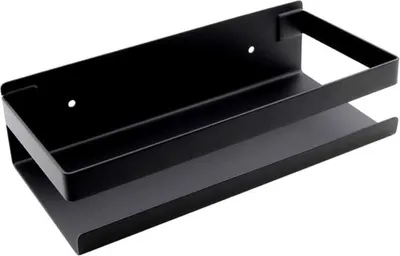 Immagine prodotto di Mensola pensile universale 30 cm, acciaio inox nero, impermeabile