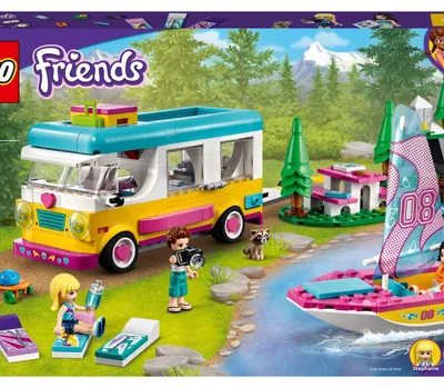 Immagine prodotto di LEGO Friends Camper Van Nel Bosco Con Barca A Vela