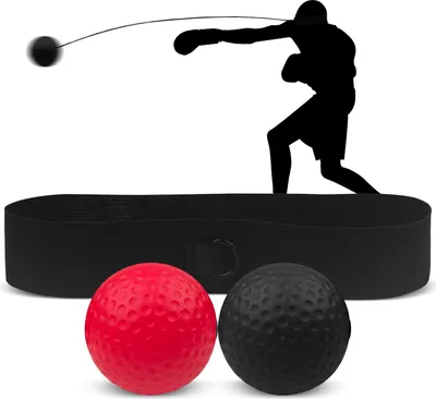 Produktbild von Kopfband Boxball Reaktionsball, Fitness Training, Speed Ball, Schlagball für Erwachsene & Kinder, Heimgebrauch