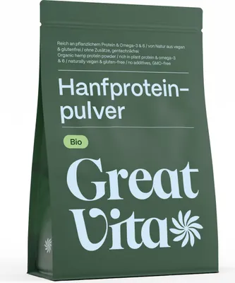 Produktbild von GreatVita  Hanfproteinpulver, 1000g