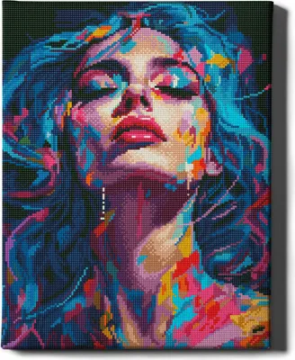 Produktbild von 5D Diamant Painting DIY Malerei Stickerei Vollbedeckung Holzrahme Oh Art