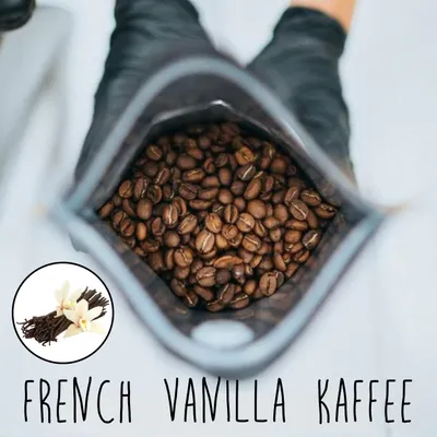 Produktbild von NOVA ERA Aromatisierter Premium Kaffee gemahlen 100 g | viele Sorten – für alle Kaffeemaschinen, Lose Kaffee FRENCH VANILLA KAFFEE