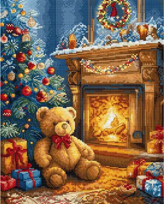Zdjęcie produktu dla Zestaw do haftu krzyżykowego Letistitch "Boże Narodzenie jest tuż za rogiem", wzór do liczenia, 22x27cm