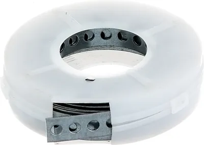 Produktbild von Alberts Lochband | mit oder ohne Abrollkasette | sendzimirverzinkt | Breite 17 mm | Länge 3 m | 3er Set