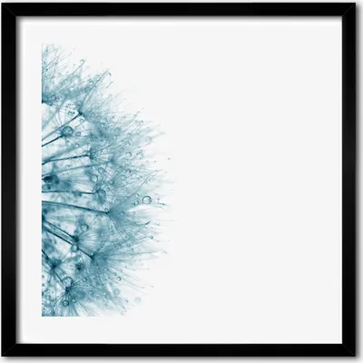 Produktbild von Bild - 50 cm x 50 cm - MDF - Rahmen, Wandkunst - Löwenzahn