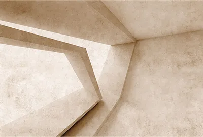 Produktbild von Tadessi Fototapete | 3D | 4.00 m  x 2.70 m | Beige |  | Wandbild | Digitaldruck
