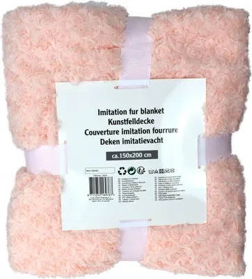 Produktbild von Kuscheldecke Polyester mit der Größe von 150x200cm verschiedene Farben