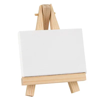 Image de Châssis Cretacolor - Lot de toiles 6 x 9 cm - 1 pièce - Toile de peinture haut de gamme sur châssis en bois de 1,5 cm - Toile en coton pour acrylique, huile et techniques mixtes