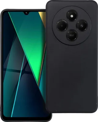 Image de Coque de téléphone MATT compatible avec le XIAOMI POCO C75, noir