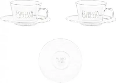 Immagine prodotto di SIMPLE DAY Set 2 Tazzine Espresso "Caffe Espresso"