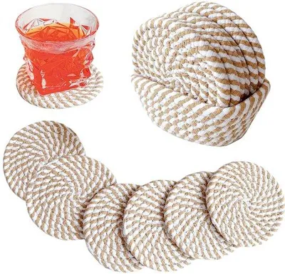 Immagine prodotto di Sottopentola assorbente in cotone per bicchieri