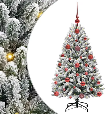 Obrázek produktu pro vidaXL Umělý vánoční stromek, výška 120 cm, 150 LED diod, teplá bílá barva
