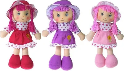 Obrázek produktu pro Lalka szmacianka 45cm polski dźwięk MIX