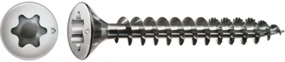 Immagine prodotto di SPAX testa svasata rialzata 3,0x 20 completamente filettata Torx 10 in acciaio inox A2 con rating