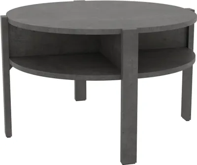 Produktbild von Couchtisch TOBAGO rund Ø 75 cm Betonoptik dunkelgrau, von Forte