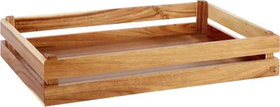 Produktbild von APS 11620 Holzbox SUPERBOX, Akazienholz, 55,5 x 35 cm, Höhe 10,5 cm, braun