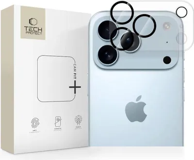 Produktbild von Tech-Protect Cam Fit+ Kamerahülle für Iphone 17 Pro Max - Klar