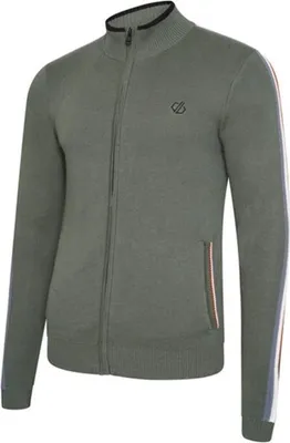 Produktbild von Herren Sportpullover Dare2B grün durchgehender Reißverschluss Größe: M