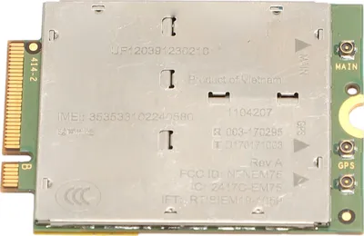Image de 4G Module Wireless EM7565 1104207 PCI Express M.2 Cat 12 High Speed 4G LTE Network Card for NGFF M.2 Interface Laptop