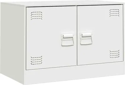 Obrázek produktu pro vidaXL TV skříňka bílá 67x39x44 cm ocelová