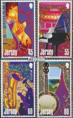 Produktbild von Briefmarken GB - Jersey 2014 Mi 1792-1795 (kompl.Ausg.) postfrisch Volksmusikinstrumente