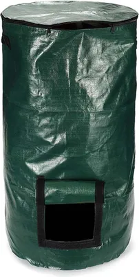 Image de Sac de culture de 129 litres – Sac de culture pour légumes de 45 x 80 cm avec poignées et trappe d'accès pour tomates, pommes de terre, carottes et fruits, respirant