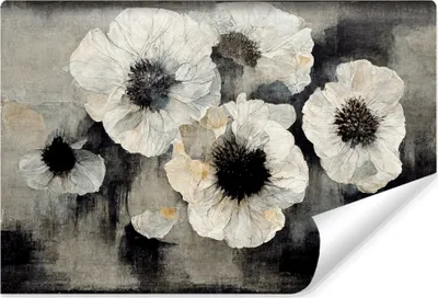 Produktbild von Muralo Selbstklebende Fototapete MOHNBLUMEN Abstraktion Malarei Wandtapete Br. 270cm x Hö. 180cm