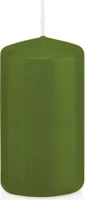 Produktbild von Wiedemann Stumpenkerzen Olive 80 x Ø 38 mm, 24 Stück