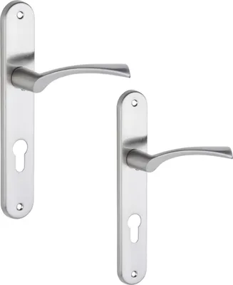Produktbild von Innentürgriff, lange Platte, Satin, NOA Kuchinox