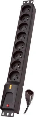 Image de Lestar LESTAR 1966004970 power extension 1.5 m 230 AC outlet(s) Indoor Black