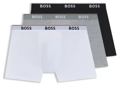 Produktbild von BOSS Herren Brief 3p Co/EL Boxershorts, New - Open Miscellaneous999, M EU