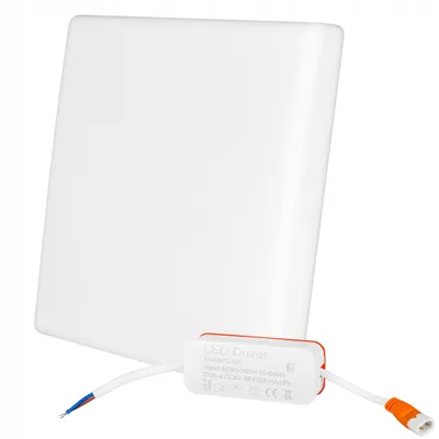 Obrázok produktu pre MasterLED LED stropné svietidlo, štvorcové, 24 W, 2160 lm, 4000 K, zapustené svietidlo, nastaviteľné, otvor 5–16 cm, ultra tenké, biele