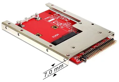 Produktbild von DeLOCK 62495, IDE, mSATA, 98 mm, 70 mm, 7 mm