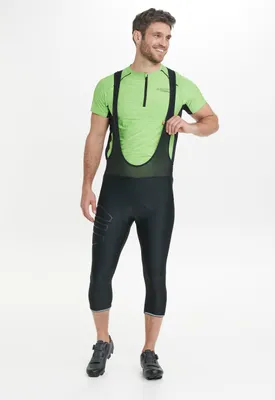 Zdjęcie produktu dla Spodenki kolarskie ENDURANCE Gorsk M 3/4 XQL wykonane z wysokiej jakości funkcjonalnych materiałów 1001 Black 2XL