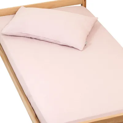 Produktbild von Spannbettlaken Jeanne - 90x200 cm - Altrosa | by SEVIRA KIDS